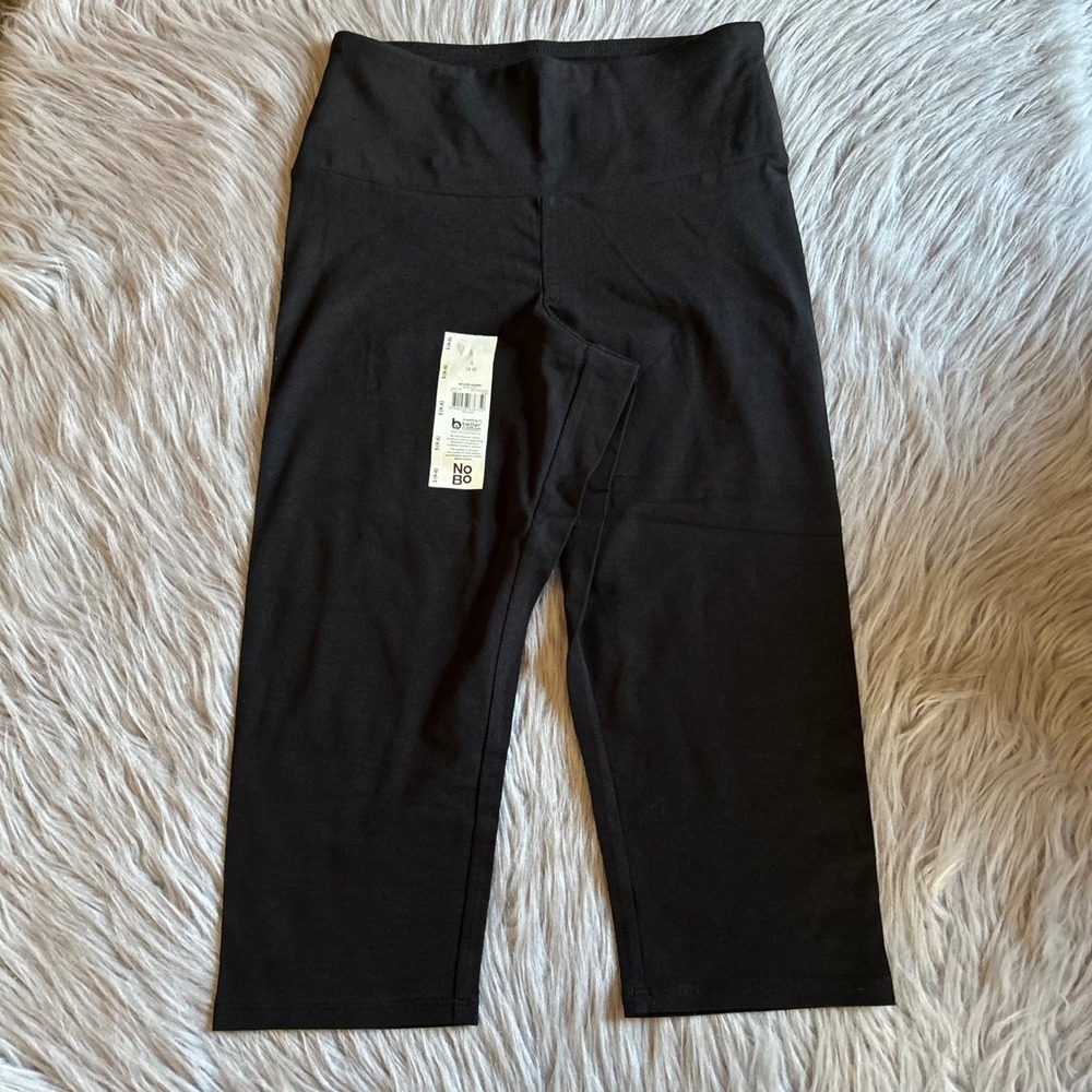 No Boundaries‎ Capri Leggings Womens Size Small (4-6) Black Stretch Pants Capris